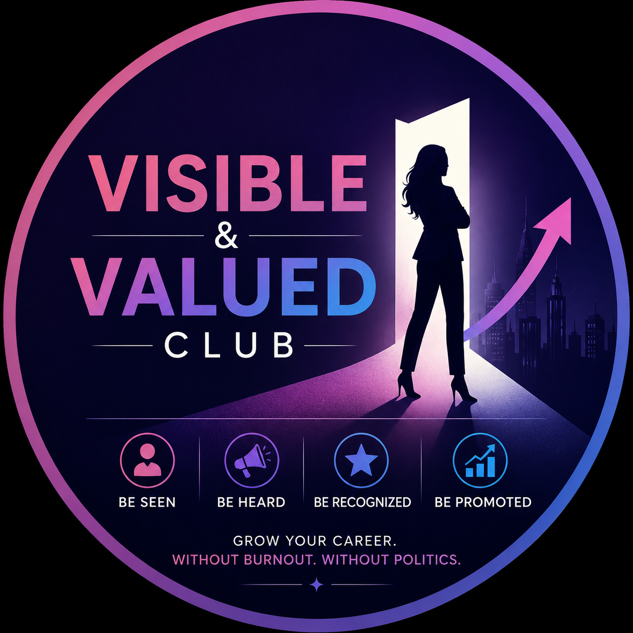 Visible & Valued Club — Be Seen. Be Heard. Be Recognized. Be Promoted.